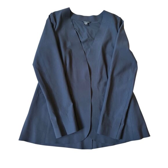 Athleta Avenue Blazer Jacket size 10 Black Career Office Academia Preppy - Picture 7 of 16